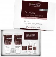 Bielenda Professional - Power of Nature - Detoxifying Regenerating Treatment Set - A set of cosmetics for a detoxifying and regenerating face treatment