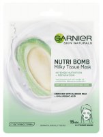 GARNIER - NUTRI BOMB - Milky Tissue Mask - Nourishing face mask with almond milk