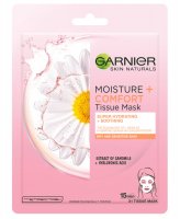GARNIER - HYDRA BOMB TISSUE MASK - SUPER HYDRATING & SOOTHING - Moisturizing and soothing mask on fabric - Chamomile & Hyaluronic Acid