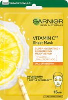 GARNIER - VITAMIN C Sheet Mask - Moisturizing and brightening fabric mask with vitamin C and hyaluronic acid