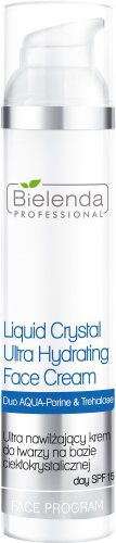 Bielenda Professional - Liquid Crystal Ultra Hydrating Face Cream - Ultra-moisturizing face cream based on liquid crystal - SPF 15 - 100 ml