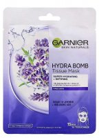 GARNIER - HYDRA BOMB TISSUE MASK - SUPER HYDRATING & DETIRING - Nawilżająco maska na tkaninie - Lawenda & Kwas Hialuronowy