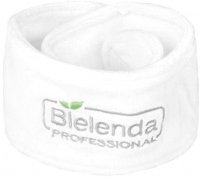 Bielenda Professional - Velvet terry headband for hair - WHITE