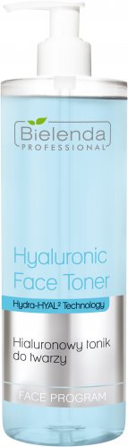 Bielenda Professional - Hyaluronic Face Toner - Hialuronowy tonik do twarzy - 500 ml