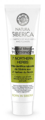 NATURA SIBERICA - Natural Siberian Toothpaste - 7 Northern Herbs - Naturalna pasta do zębów 7 ziół z północy - 100 g