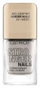 Catrice - STRONGER NAILS STRENGTHENING NAIL LACQUER - Strengthening nail polish - 04 - MILKY REBEL - 04 - MILKY REBEL