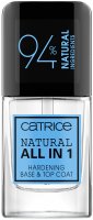 Catrice - NATURAL ALL IN ONE - HARDENING BASE & TOP COAT - Natural, hardening base and topcoat for nails - 10.5 ml