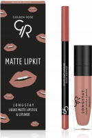 Golden Rose - MATTE LIPKIT - Lip make-up kit - LONGSTAY lipstick + lip liner - WARM NUDE - WARM NUDE