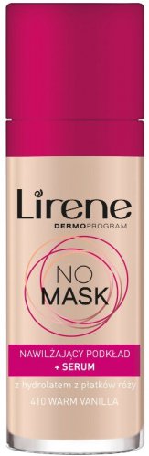 Lirene - NO MASK - Nawilżający podkład do twarzy + serum - 30 ml