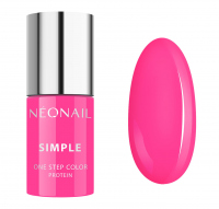 NeoNail - SIMPLE - ONE STEP COLOR - UV GEL POLISH - UV hybrid varnish - 7.2 ml - 8129-7 - FLOWERED - 8129-7 - FLOWERED