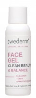 Swederm - Face Gel - Cleanser, Toner & Makeup Remover - Small - Multifunctional aloe gel for washing face 3in1 - 15 ml