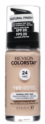 REVLON - COLORSTAY™ FOUNDATION - Longwear Makeup for Normal/Dry Skin SPF 20 - Podkład do cery normalnej/suchej SPF20 - 30 ml - 180 - SAND BEIGE
