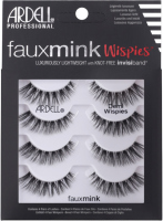 ARDELL - Faux mink 4 Pack - Set of 4 pairs of false eyelashes on a strip - DEMI WISPIES - DEMI WISPIES