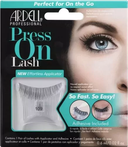 ARDELL - Press On Lashes - False eyelashes on a strip with an applicator