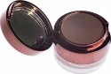 Ibra - Eyebrow Pomade & Powder - Eyebrow makeup kit - Pomade and eyebrow shadow with a brush - DARK CHOCOLATE - DARK CHOCOLATE
