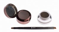 Ibra - Eyebrow Pomade & Powder - Eyebrow makeup kit - Pomade and eyebrow shadow with a brush