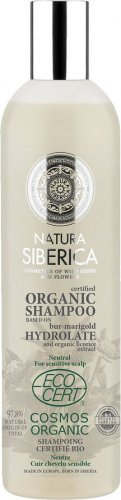 NATURA SIBERICA - ORGANIC SHAMPOO - Organiczny, neutralny szampon do wrażliwej skóry głowy - 400 ml