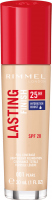 RIMMEL - LASTING FINISH 25HR - Long-lasting foundation with a moisturizing effect - 30 ml - 001 - PEARL - 001 - PEARL