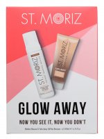ST. MORIZ - GLOW AWAY - Now You See It, Now You Don't - Set - Medium self-tanner 200 ml + Tan removal scrub 200 ml