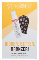 ST. MORIZ - Bigger, Better, Bronzer! Box - Self-tanning kit - Glove + Self-tanning Mousse Medium 300 ml