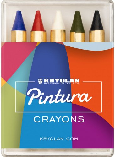 KRYOLAN - PINTURA CRAYONS - Face and body crayons - 5 pcs. - ART. 86105