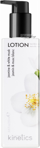 Kinetics - Hand & Body Lotion - Odżywczy balsam do rąk i ciała - Jasmine & White Musk - 250 ml