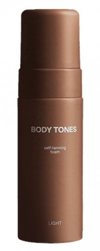 BODY TONES - Self-Tanning Foam - Samoopalająca pianka do ciała - Light - 155 ml