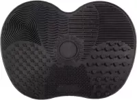 Lash Brow - Silicone brush washing mat - BLACK - XL