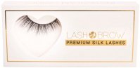 LashBrow - PREMIUM SILK LASHES - Silk, false eyelashes on a black strip