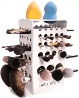 Lash Brow - STANDARD WHITE - Suszarka na 42 pędzle do makijażu - Biała