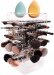 Lash Brow - STANDARD CLEAR - Dryer for 42 make-up brushes - Transparent
