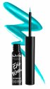 NYX Professional Makeup - Epic Wear Mettalic - Eye & Body Liquid Liner - Wodoodporny, metaliczny liner do oczu i ciała - 3,5 ml - 06 - TEAL METAL - 06 - TEAL METAL