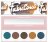 MIYO - FIVE POINTS - COLOR BOX EDITION - A palette of 5 eye shadows - 25 - FABULOUS