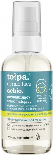 Tołpa - Dermo Face  Sebio - Normalizing matting tonic - 100 ml