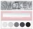 MIYO - FIVE POINTS EYESHADOW PALETTE - Paleta 5 cieni do powiek - 02 - SMOKEY