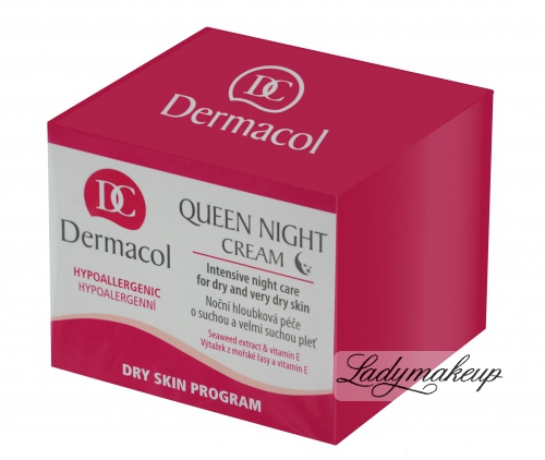 Dermacol - Queen Night Cream - Krem rewitalizujący na noc - ODŻYWIENIE I REGENERACJA