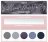 MIYO - FIVE POINTS EYESHADOW PALETTE - Paleta 5 cieni do powiek - 14 - KILLING ME SOFTLY