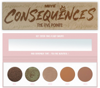 MIYO - FIVE POINTS EYESHADOW PALETTE - 5 Eyeshadows - 15 - CONSEQUENCES - 15 - CONSEQUENCES