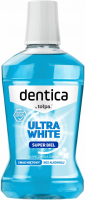 Dentica by Tołpa - ULTRA WHITE - Płyn do higieny jamy ustnej - Bez Alkoholu - 500 ml