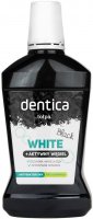 Dentica by Tołpa - BLACK WHITE - Płyn do higieny jamy ustnej z aktywnym węglem - Bez Alkoholu - 500 ml