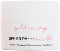 Nacomi - Golden Rays Basic - Nawilżający krem do twarzy z filtrem - SPF 50 PA++++ - 50 ml