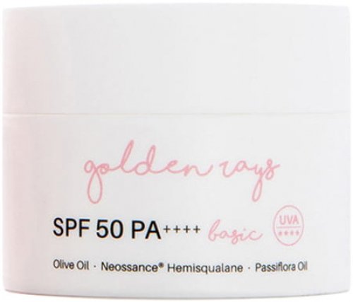 Nacomi - Golden Rays Basic - Moisturizing face cream with a filter - SPF 50 PA ++++ - 50 ml