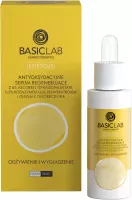 BASICLAB - ESTETICUS - Antioxidant Regenerating Serum with 6% vitamin C, 0.5% coenzyme Q10, resveratrol and borage oil - Nutrition and Smoothing - Day / Night - 30 ml
