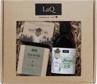 LaQ - Dzikus z Lasu - Gift Set for Men - Shampoo 300 ml + Face Butter 50 ml + Bar Soap 85 g