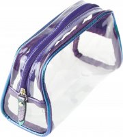 NOBLE - Small transparent cosmetic bag for the plane - ST005