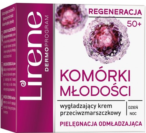 Lirene - Cell Regeneration - Smoothing anti-wrinkle cream - 50+ - Day/Night 50 ml