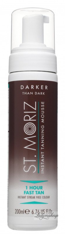 ST. MORIZ - 1 Hour Fast Tan Mousse - Mousse body tanner - 200 ml