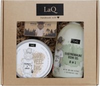 LaQ - Dzikus z Lasu - Gift Set for Men - 8in1 Shower Gel - 500 ml + Body Scrub 200 ml + Soap 85 g