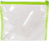 NOBLE - Transparent cosmetic bag for the swimming pool - Green - ST003