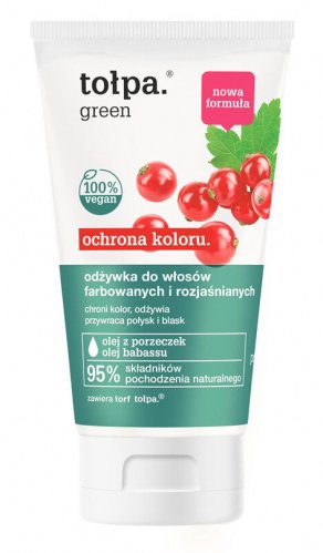 Tołpa - Green - Conditioner for colored and bleached hair - 150 ml